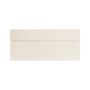 Envelopes 110x220mm DL Papel Natural 095g Branco Neve 25un