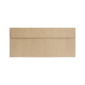 Envelopes 110x220mm DL Papel Natural 095g Areia 25un