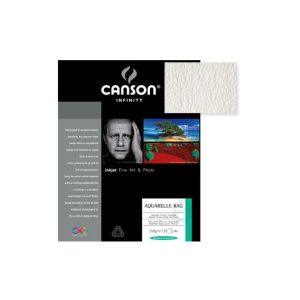 Papel A4 310g Canson Infinity Aquarelle Rag 100% 10Fls