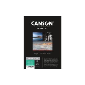 Papel A4 310g Canson Infinity Aquarelle Rag 100% 25Fls