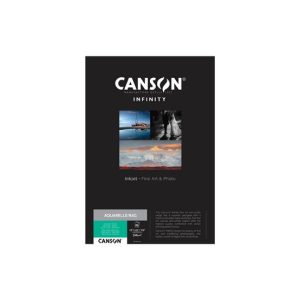 Papel A3 310g Canson Infinity Aquarelle Rag 100% 25Fls