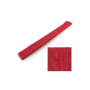 Papel Crepe Vermelho Metalizado 50x150cm Rolo