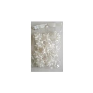 Laços Adesivos Embrulhos 19mm Branco 10un