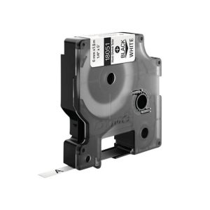 Fita Tubo Termo Retrátil 6mmx1,5m Preto/Branco Rhino