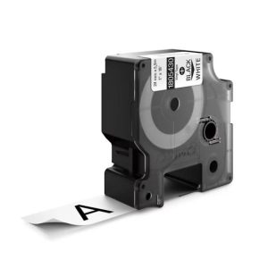 Fita 24mmx5,5m Vinil Preto/Branco Vinil 1805430