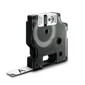 Fita 12mmx5,5m Preto/Branco Poliéster 18483