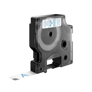 Fita 12mmx7m Azul/Branco Vinil 45014