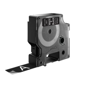 Fita 19mmx7m Branco/Preto Poliéster 45811