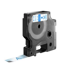 Fita 12mmx7m Azul/Transparente Vinil 45011