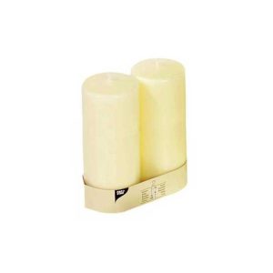 Velas Decorativas 22cmx80mm Marfim 2un