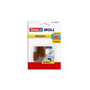 Fita Adesiva Espuma Veda Portas 38mmx1m Tesa Moll Castanho