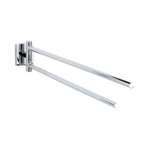 Toalheiro 2 Braços Cromado Tesa Klaam