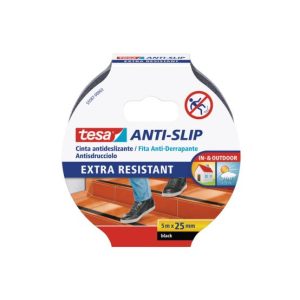 Fita Adesiva Antiderrapante 25mmx5m Tesa Preto