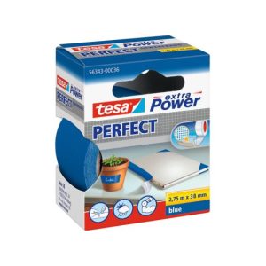 Fita Adesiva Tecido 38mmx2.75m Extra Power Tesa Azul