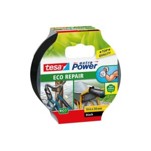 Fita Adesiva Tecido 38mmx20m Extra Power Eco Tesa Preto