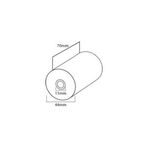 Papel Autocopiativo 044x70x11mm 10 Rolos