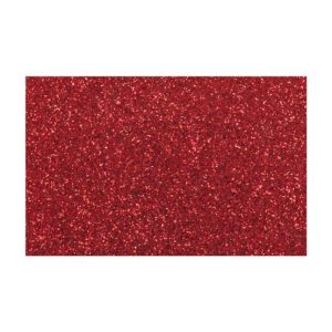 Placa de Cor Musgami Vermelho Glitter 50x70cm 1un
