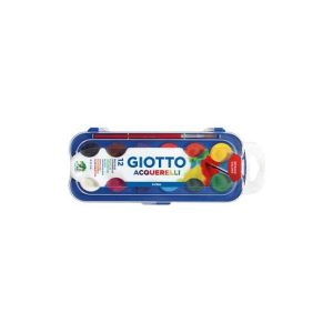 Conjunto Aguarelas 12 Cores 30mm + Pincel Giotto