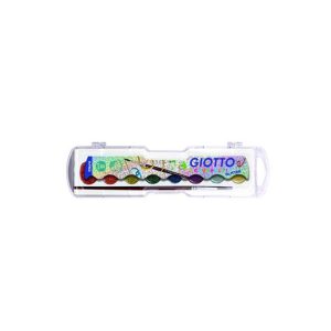 Conjunto Aguarelas 8 Cores Glitter + Pincel Giotto