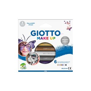 Lápis Facial Giotto Metalizadas 6 Cores