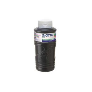 Guache Pintura Dedos 750ml Giotto Dita Preto