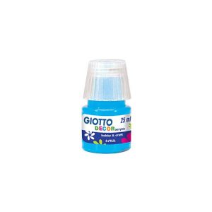 Guache Decor Acrílico 25ml Giotto Azul Ciano