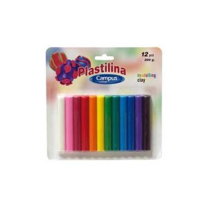 Plasticina 12 Cores Campus 12x16,6gr