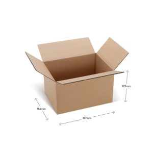 Caixa Cartão Simples 197x185x185mm (0,0067m3) 30un
