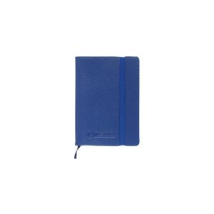 Bloco Notas Pautado A7 Semi Pele Azul 120Fls
