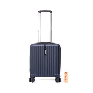Mala Viagem com Trolley 34x44x20cm Azul 1un