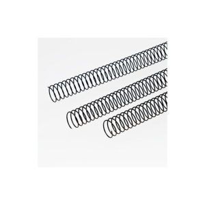 Argolas Espiral Metálicas Passo 5:1 36mm Preto 25un