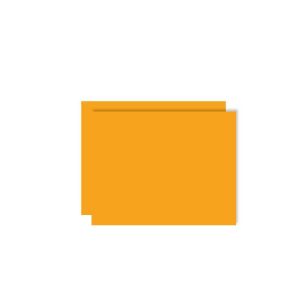Cartolina 50x65cm Laranja Fluorescente e Branco 225g 1 Folha