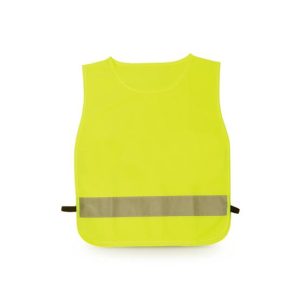 Colete Refletor de Alta Visibilidade Amarelo Criança