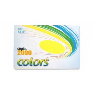 Papel Fotocopia 4 Cores Fluorescentes A4 080gr 4x25=100Fls
