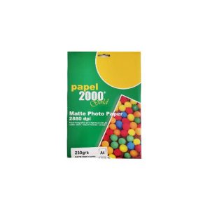 Papel A4 250g InkJet 2000 Foto Matte 20 Folhas