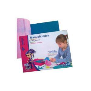 Papel Crepe 21x29,7cm Sortido Bloco 10 Folhas