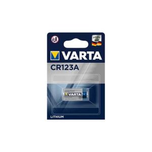 Pilhas CR123A Lithium 3V 1600mAh Varta 1un