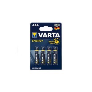 Pilhas AAA LR03 Alcalinas 1.5V 1100mAh Varta Energy 4un