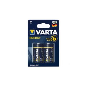 Pilhas LR14 / C Alcalinas 1.5V 7800mAh Varta Energy 2un