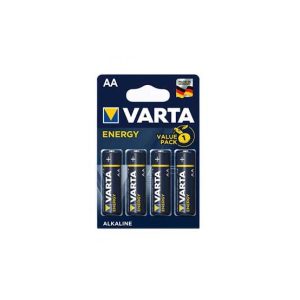 Pilhas AA LR6 Alcalinas 1.5V 2600mAh Varta Energy 4un