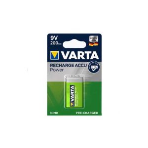 Pilhas Recarregáveis 9V 200mAh Varta 1un