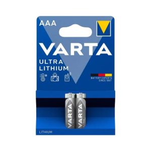 Pilhas AAA LR03 Litio 1.5V Varta 2un