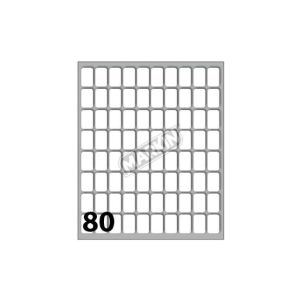 Etiquetas 016x010mm 10Fls Cod 12 Markin 800un