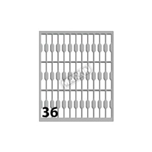 Etiquetas Jóias 46x8mm 10Fls Cod 30 Markin 360un
