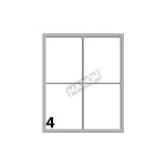 Etiquetas 070x056mm 10Fls A5 Cod 47 Markin 40un