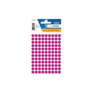 Etiquetas Redondas 08mm Rosa Herma1836 540un