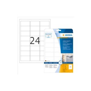 Etiquetas 063,5x033,9mm 10Fls Intempéries Herma 240un