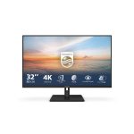 Philips 32E1N1800LA - 1000 Series - monitor LED - 32" (31.5" visível) - 3840 x 2160 4K UHD (2160p) @ 60 Hz - VA - 300 cd/m² - 3500:1 - HDR10 - 4 ms - 2xHDMI, DisplayPort - altifalantes - preto