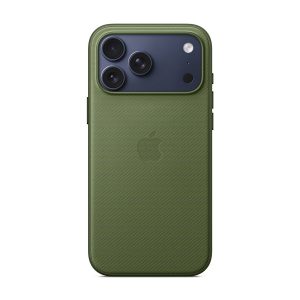Apple - Cobertura protectora para telemóvel - compatibilidade MagSafe - TechWoven - verde - para iPhone 17 Pro Max