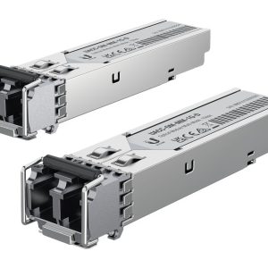 Ubiquiti UACC-OM-MM-1G-D - Módulo de transceptor SFP (mini-GBIC) - 1GbE - multi-modo LC - até 550 m - 850 nm (pacote de 2)